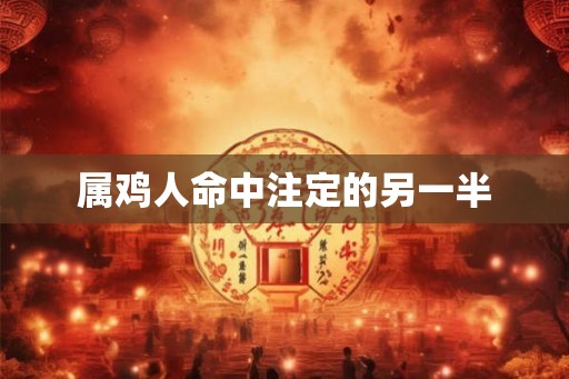 属鸡人命中注定的另一半