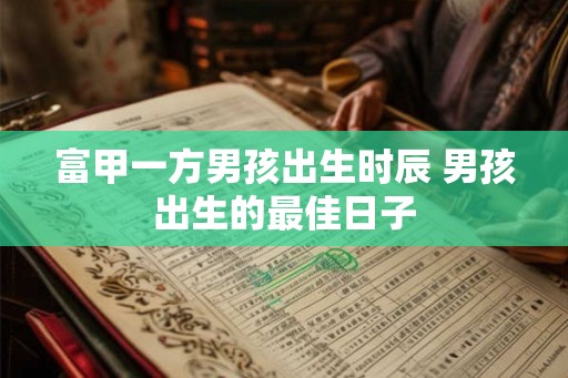 富甲一方男孩出生时辰 男孩出生的最佳日子 富甲一方男孩出生时辰 男孩出生的最佳日子
