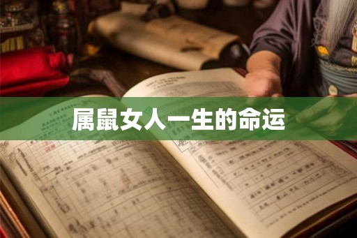 属鼠女人一生的命运