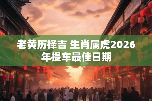 老黄历择吉 生肖属虎2026年提车最佳日期