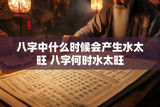八字中什么时候会产生水太旺 八字何时水太旺 八字中什么时候会产生水太旺 八字何时水太旺