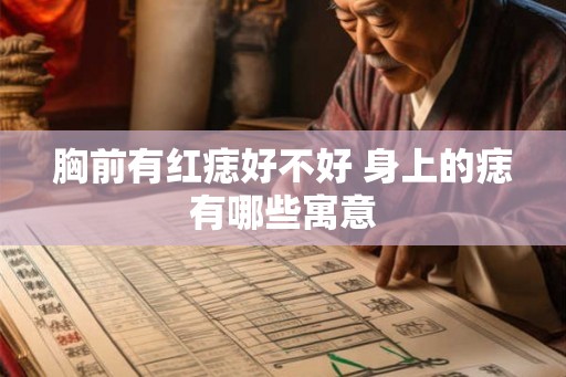 胸前有红痣好不好 身上的痣有哪些寓意
