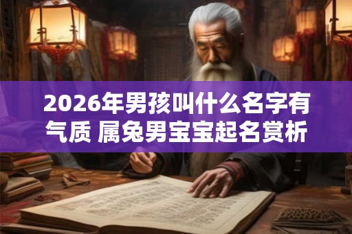 2026年男孩叫什么名字有气质 属兔男宝宝起名赏析