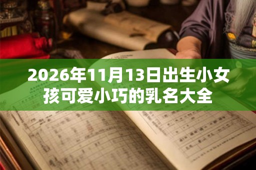 2026年11月13日出生小女孩可爱小巧的乳名大全
