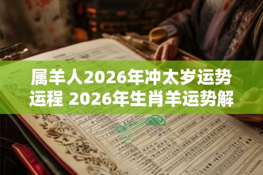 属羊人2026年冲太岁运势运程 2026年生肖羊运势解析 属羊人2026年冲太岁运势运程 2026年生肖羊运势解析
