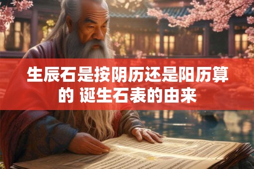 生辰石是按阴历还是阳历算的 诞生石表的由来