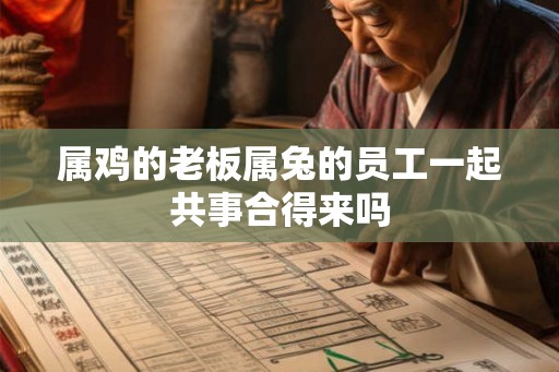 属鸡的老板属兔的员工一起共事合得来吗