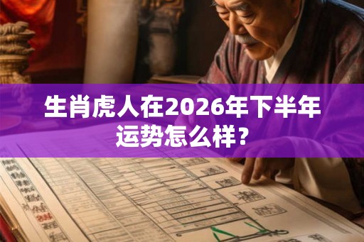 生肖虎人在2026年下半年运势怎么样？
