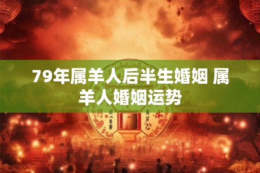 79年属羊人后半生婚姻 属羊人婚姻运势