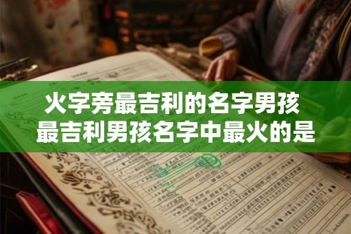 火字旁最吉利的名字男孩 最吉利男孩名字中最火的是什么