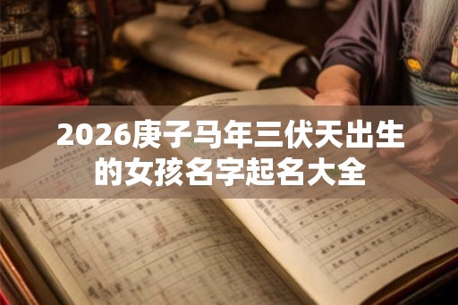 2026庚子马年三伏天出生的女孩名字起名大全