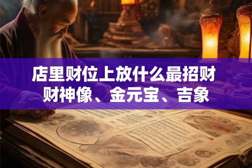 店里财位上放什么最招财 财神像、金元宝、吉象