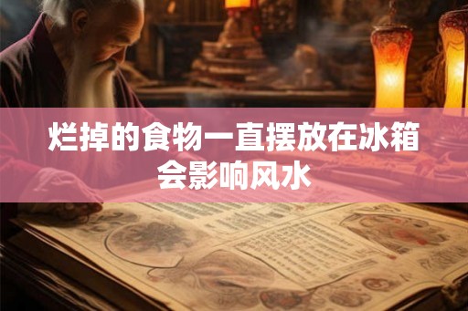 烂掉的食物一直摆放在冰箱会影响风水