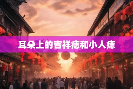 耳朵上的吉祥痣和小人痣