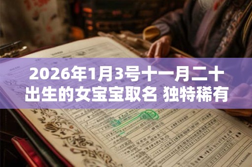 2026年1月3号十一月二十出生的女宝宝取名 独特稀有