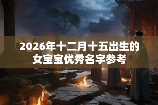 2026年十二月十五出生的女宝宝优秀名字参考 2026年十二月十五出生的女宝宝优秀名字参考