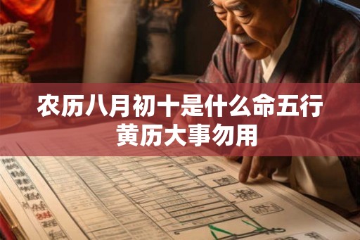 农历八月初十是什么命五行 黄历大事勿用 农历八月初十是什么命五行 黄历大事勿用