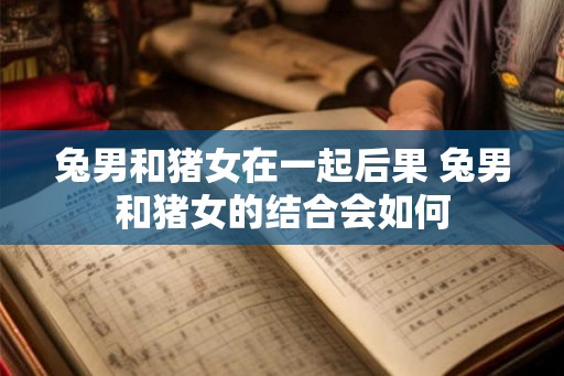兔男和猪女在一起后果 兔男和猪女的结合会如何 兔男和猪女在一起后果 兔男和猪女的结合会如何
