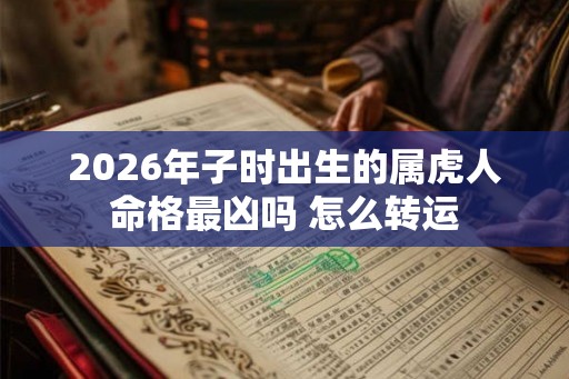 2026年子时出生的属虎人命格最凶吗 怎么转运 2026年子时出生的属虎人命格最凶吗 怎么转运
