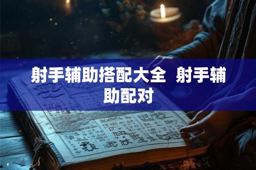 射手辅助搭配大全 射手辅助配对 射手辅助搭配大全 射手辅助配对