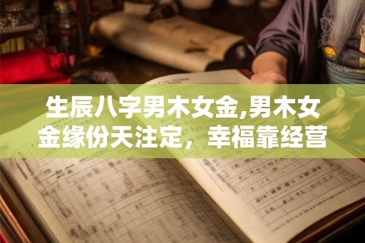 生辰八字男木女金,男木女金缘份天注定，幸福靠经营