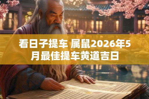 看日子提车 属鼠2026年5月最佳提车黄道吉日
