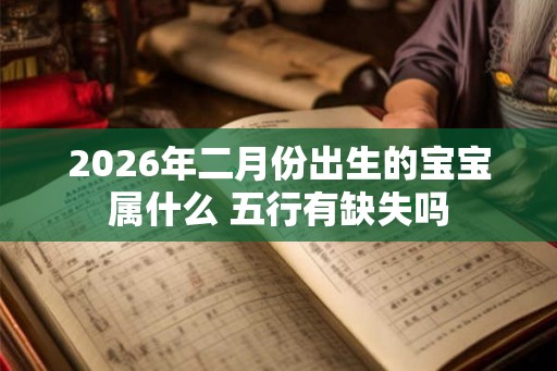 2026年二月份出生的宝宝属什么 五行有缺失吗 2026年二月份出生的宝宝属什么 五行有缺失吗