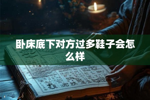 卧床底下对方过多鞋子会怎么样