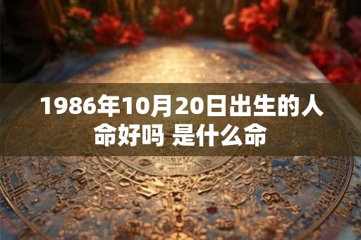 1986年10月20日出生的人命好吗 是什么命 1986年10月20日出生的人命好吗 是什么命