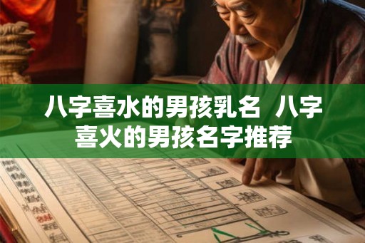 八字喜水的男孩乳名  八字喜火的男孩名字推荐