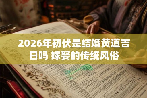2026年初伏是结婚黄道吉日吗 嫁娶的传统风俗 2026年初伏是结婚黄道吉日吗 嫁娶的传统风俗