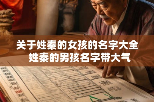 关于姓秦的女孩的名字大全  姓秦的男孩名字带大气