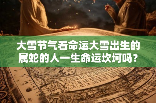 大雪节气看命运大雪出生的属蛇的人一生命运坎坷吗？