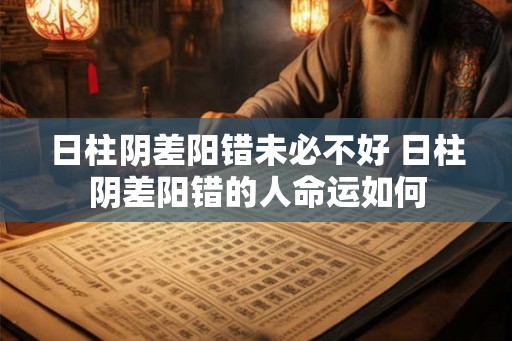 日柱阴差阳错未必不好 日柱阴差阳错的人命运如何 日柱阴差阳错未必不好 日柱阴差阳错的人命运如何