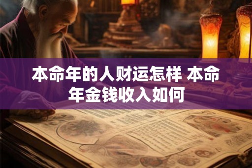 本命年的人财运怎样 本命年金钱收入如何