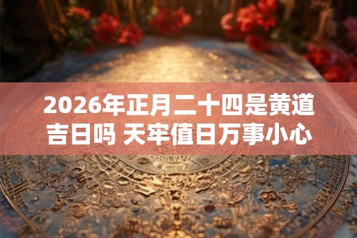 2026年正月二十四是黄道吉日吗 天牢值日万事小心 2026年正月二十四是黄道吉日吗 天牢值日万事小心