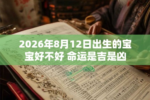2026年8月12日出生的宝宝好不好 命运是吉是凶