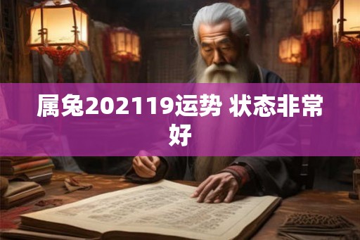 属兔202119运势 状态非常好
