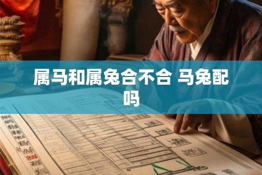 属马和属兔合不合 马兔配吗