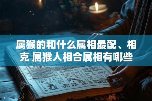 属猴的和什么属相最配、相克 属猴人相合属相有哪些