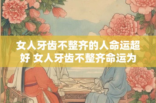 女人牙齿不整齐的人命运超好 女人牙齿不整齐命运为何好