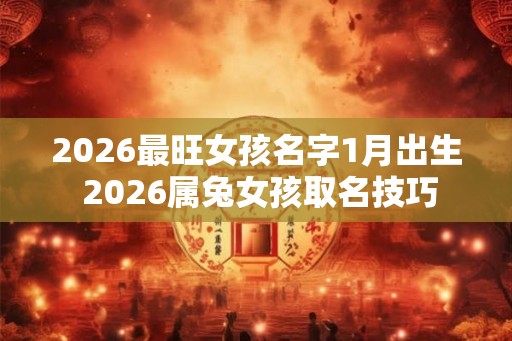 2026最旺女孩名字1月出生 2026属兔女孩取名技巧