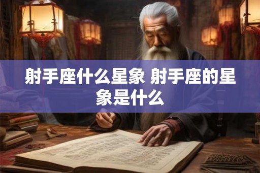 射手座什么星象 射手座的星象是什么