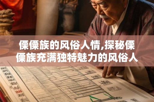 傈僳族的风俗人情,探秘傈僳族充满独特魅力的风俗人情