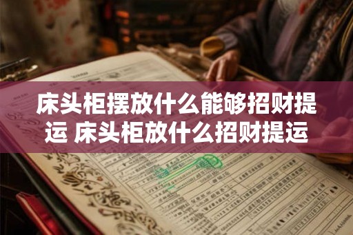 床头柜摆放什么能够招财提运 床头柜放什么招财提运 床头柜摆放什么能够招财提运 床头柜放什么招财提运