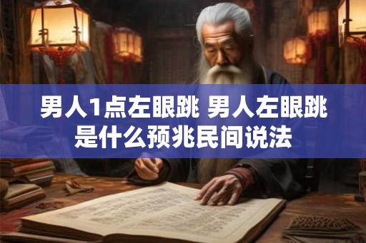男人1点左眼跳 男人左眼跳是什么预兆民间说法