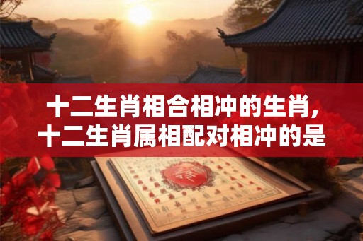 十二生肖相合相冲的生肖,十二生肖属相配对相冲的是哪些？