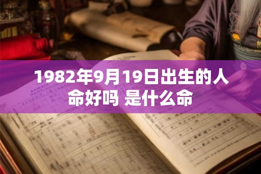 1982年9月19日出生的人命好吗 是什么命