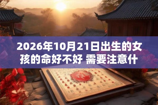 2026年10月21日出生的女孩的命好不好 需要注意什么