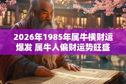 2026年1985年属牛横财运爆发 属牛人偏财运势旺盛吗 2026年1985年属牛横财运爆发 属牛人偏财运势旺盛吗
